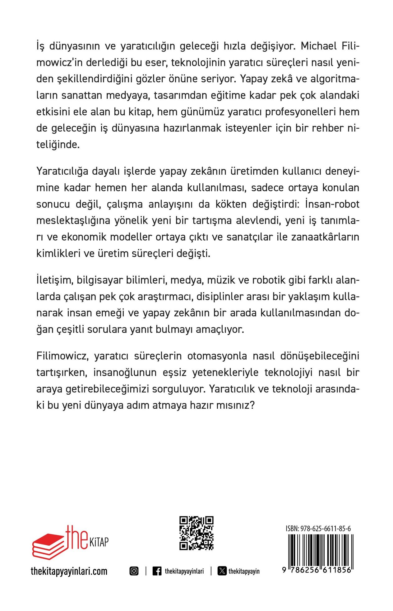 Yapay Zeka ve Yaratıcı Çalışmanın Geleceği