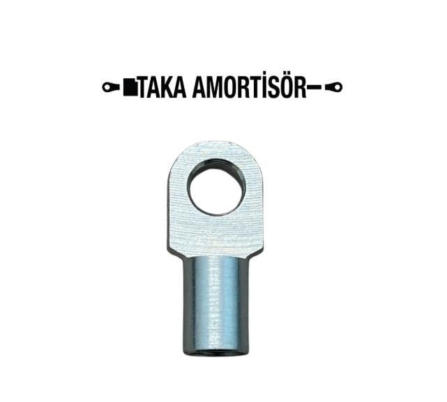 DELİKLİ GAZLI AMORTİSÖR BAŞLIĞI  EYELED M6 DELİK 8,2 EKSEN 18