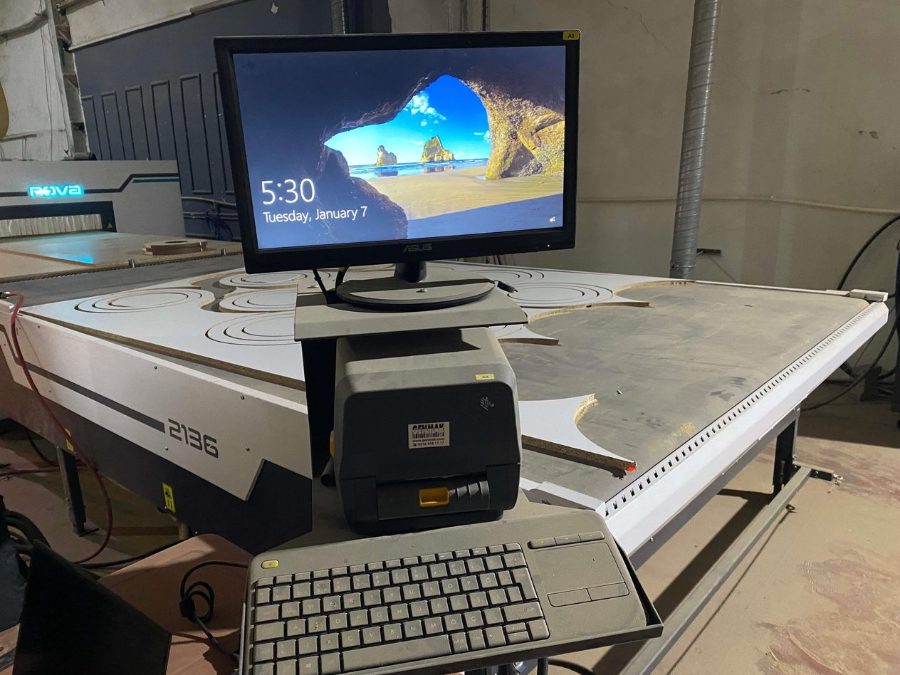 Aes Süper Nova Line 2136 Yükleme Boşaltmalı Cnc Makinesi (2023)