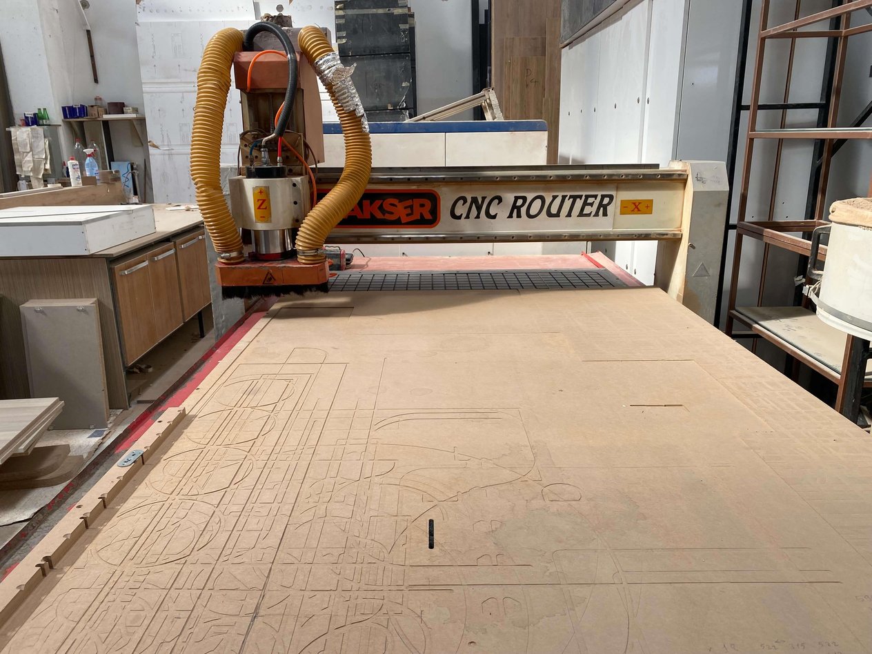Makser 1325 Düz Tabla Cnc Makinesi
