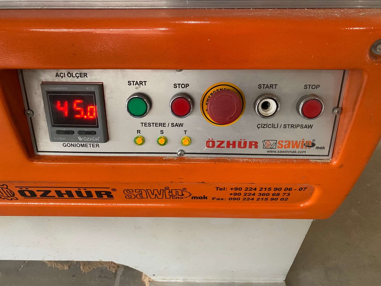 Özhür 380 Çizerli Yatar Daire Testere (2018)