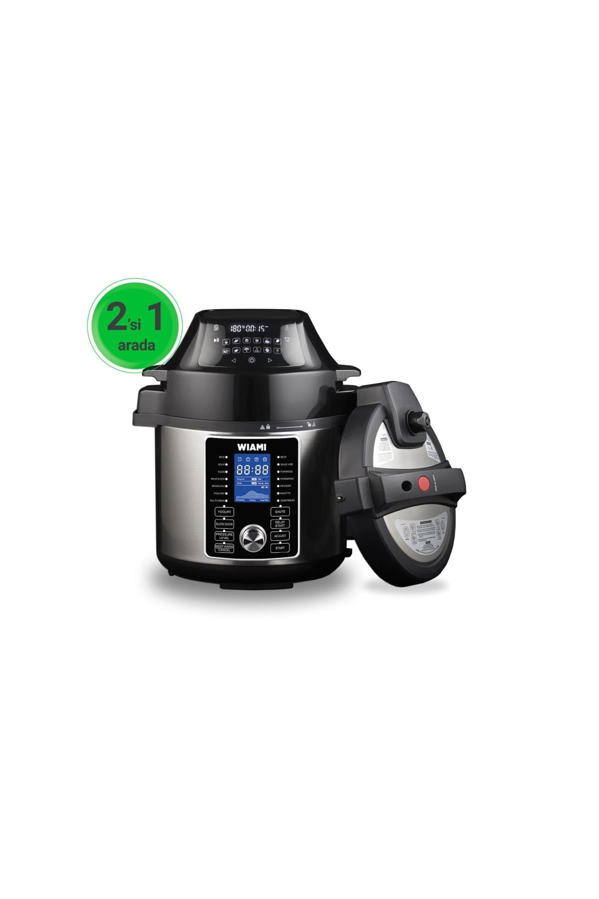 Düdüklü Tencere Ve Airfryer Özellikli Akıllı Pişirici
