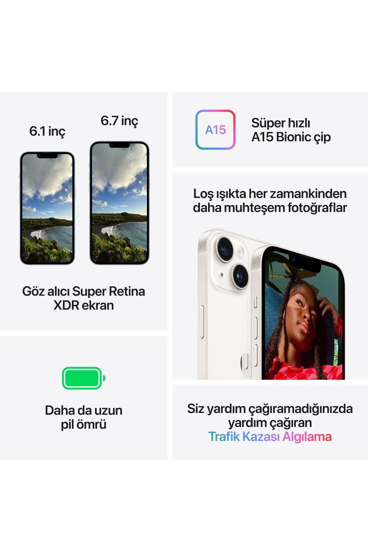 iPhone 14 128GB Mor