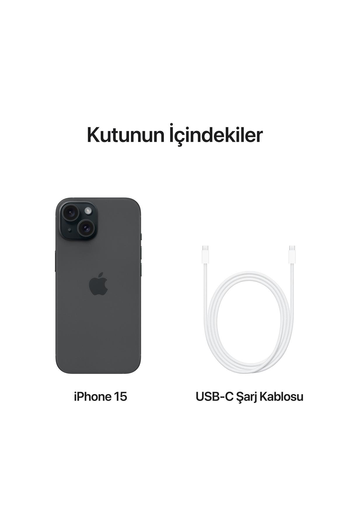 iPhone 15 128 GB Siyah