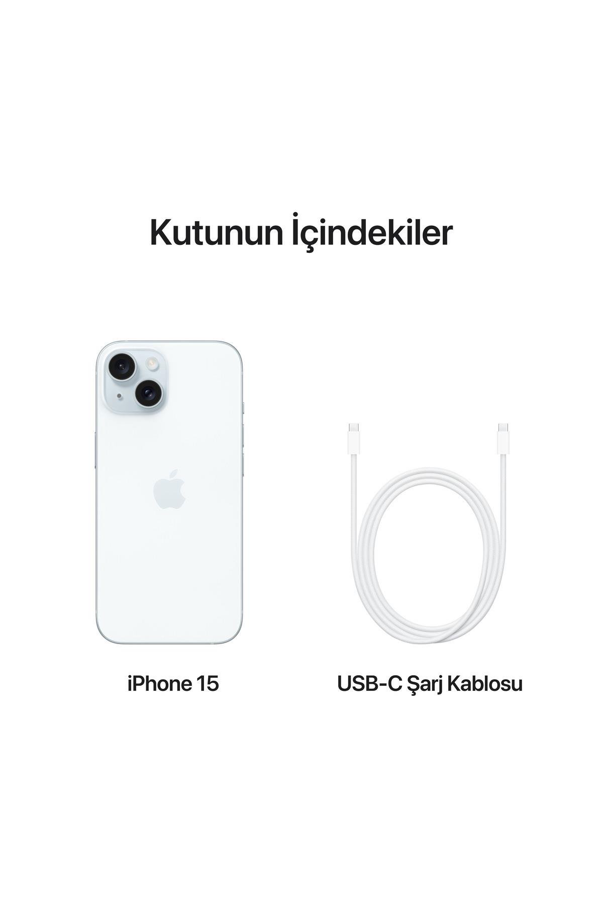 iPhone 15 256 GB Mavi
