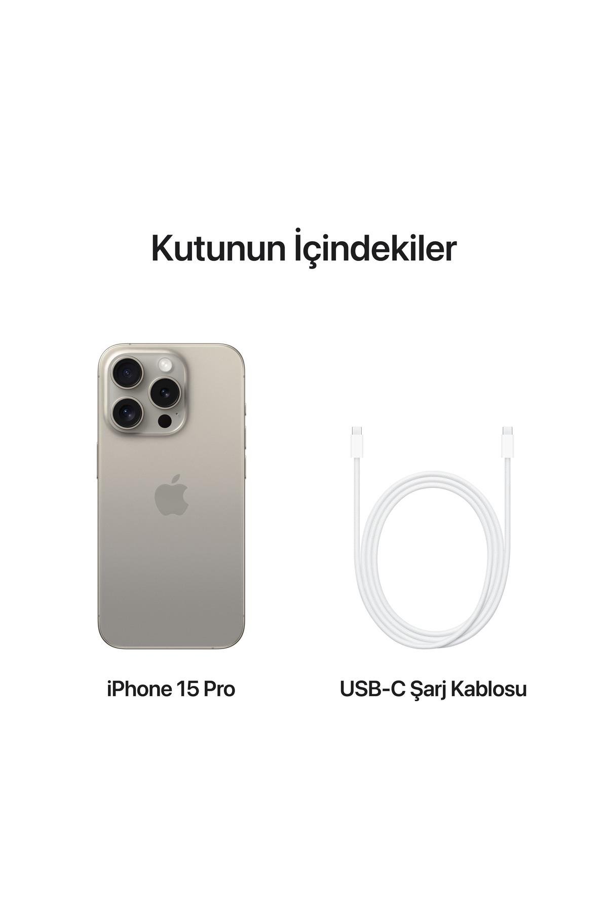 iPhone 15 Pro 256 GB Natürel Titanyum