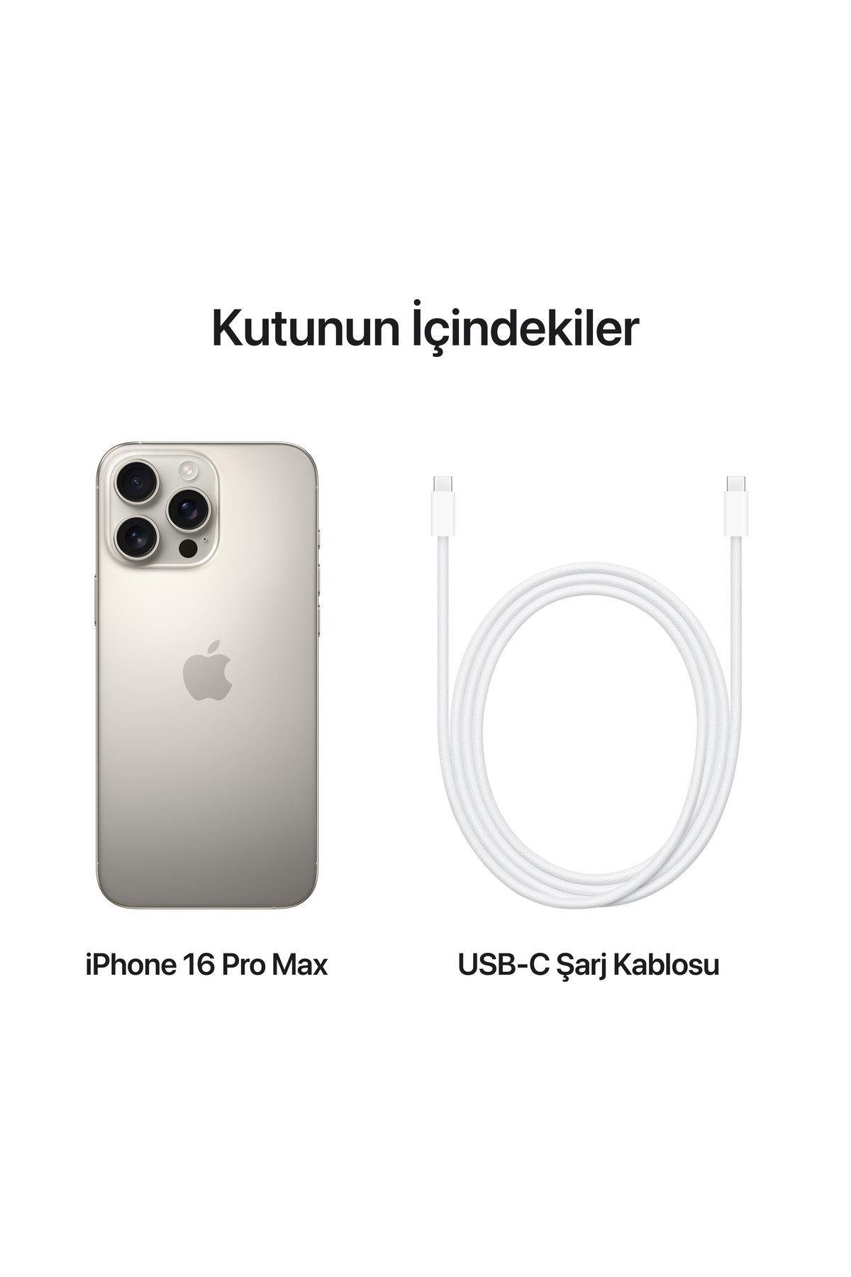 iPhone 16 Pro Max 256GB Natürel Titanyum