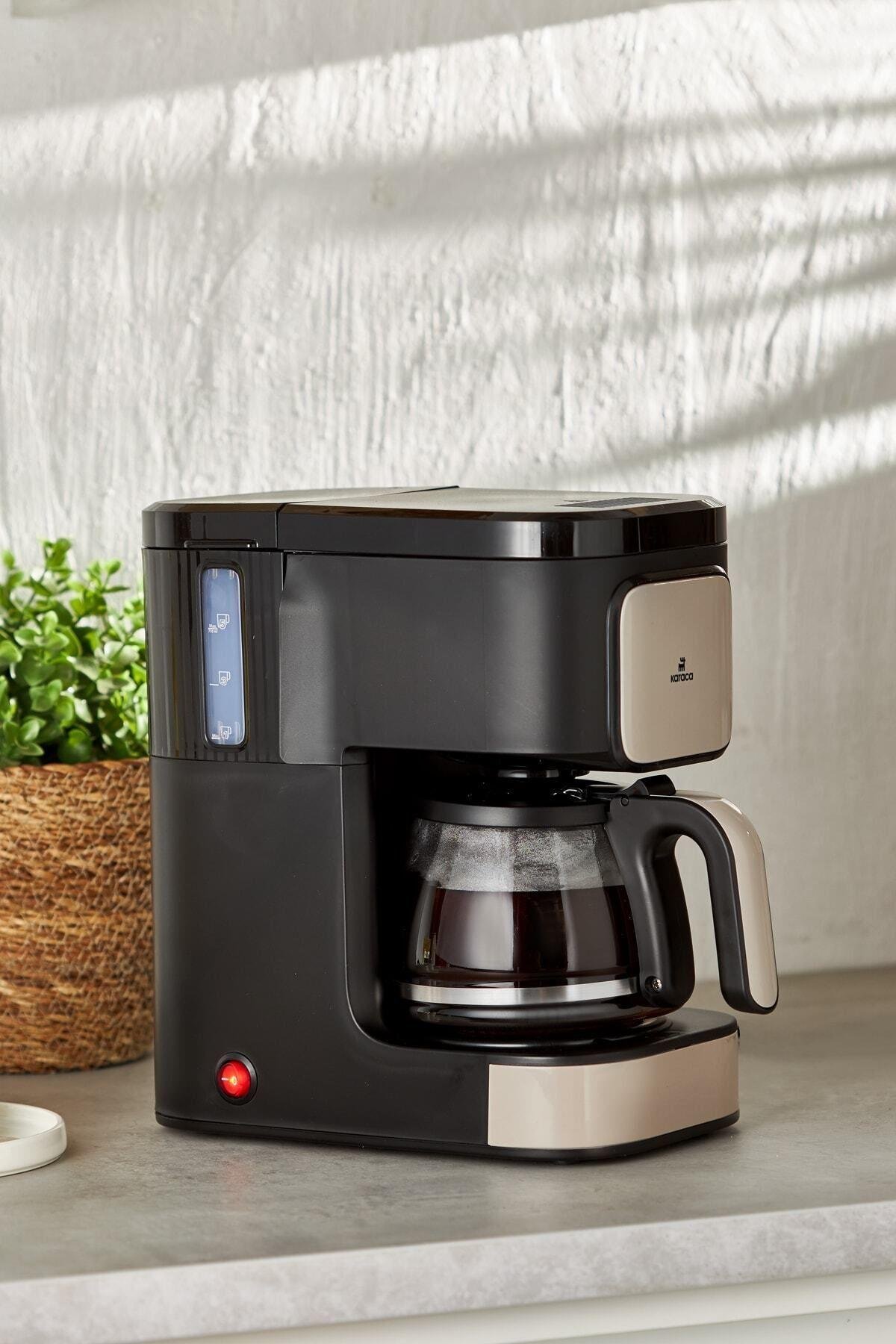 Just Coffee Aroma 2 In 1 Filtre Kahve Ve Çay Demleme Makinesi Bej
