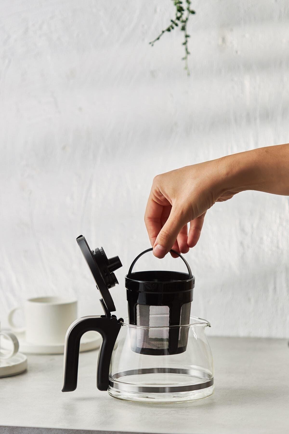 Just Coffee Aroma 2 In 1 Filtre Kahve Ve Çay Demleme Makinesi Bej