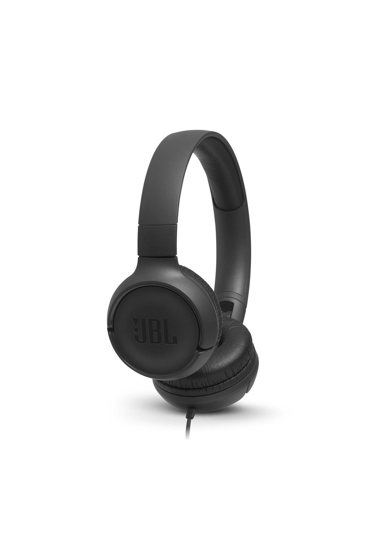 T500 Siyah Kablolu Kulak Üstü Kulaklık (JBL Türkiye Garantili)