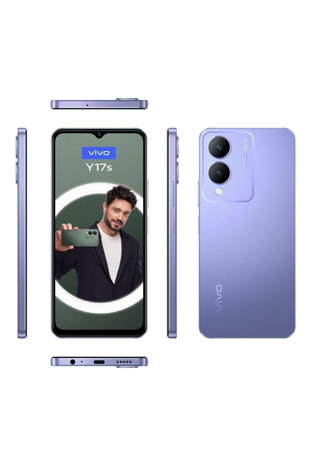 Y17s 128 Gb 6 Gb Ram Işıltılı Mor Cep Telefonu ( Türkiye Garantili)