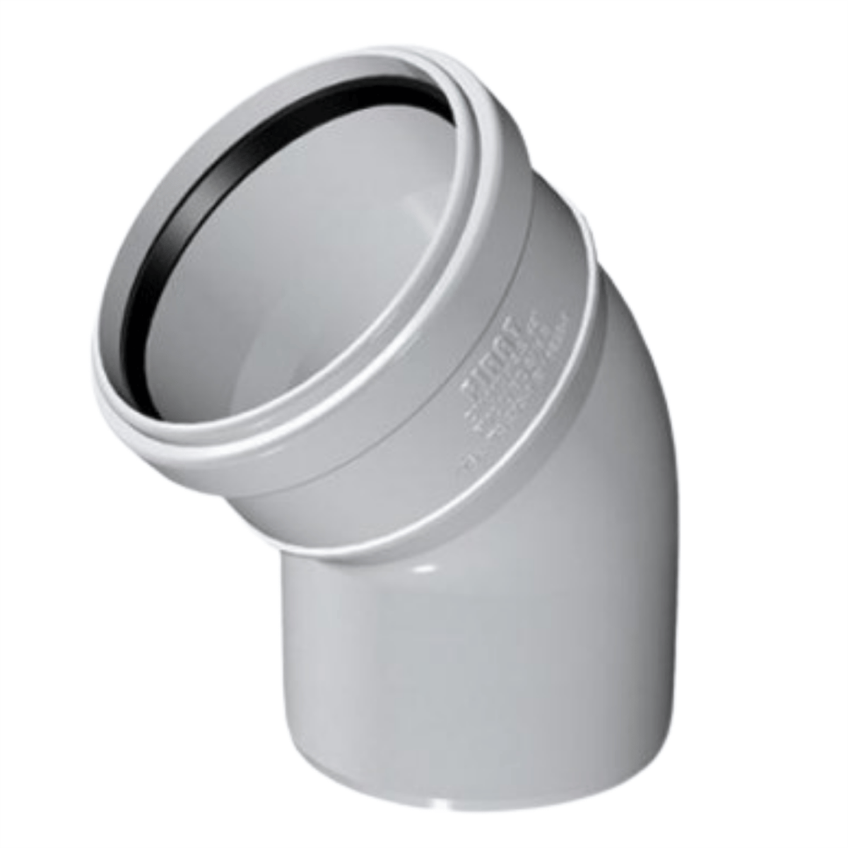 Fırat Boru 75/45 PVC Açık Dirsek