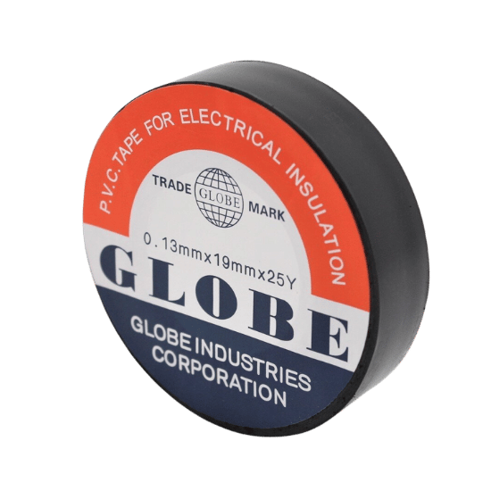 Globe Siyah İzole Elektrik Bandı 12 mt