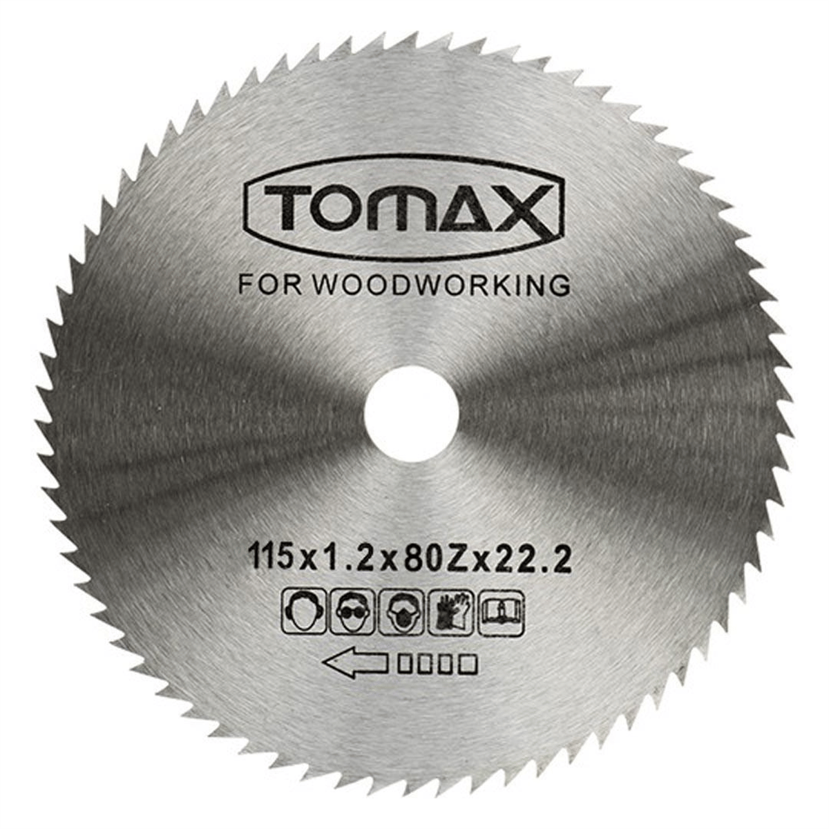 Tomax Ağaç Daire Testeresi (Elmassız) 115x1,2 mm
