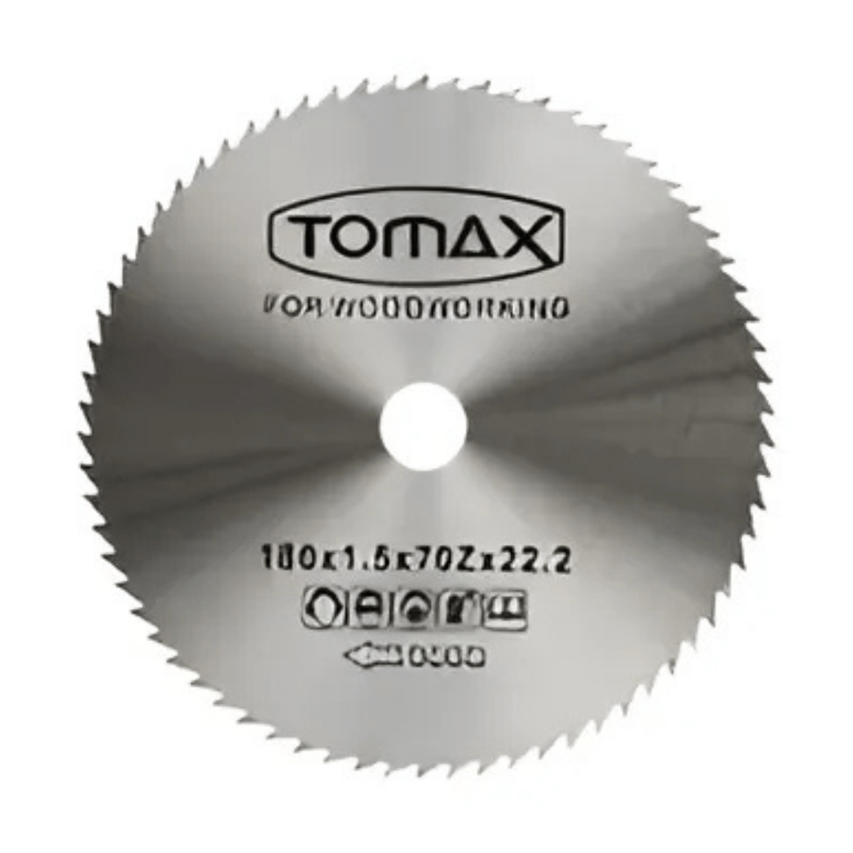 Tomax Ağaç Daire Testeresi (Elmassız) 180x1,5 mm