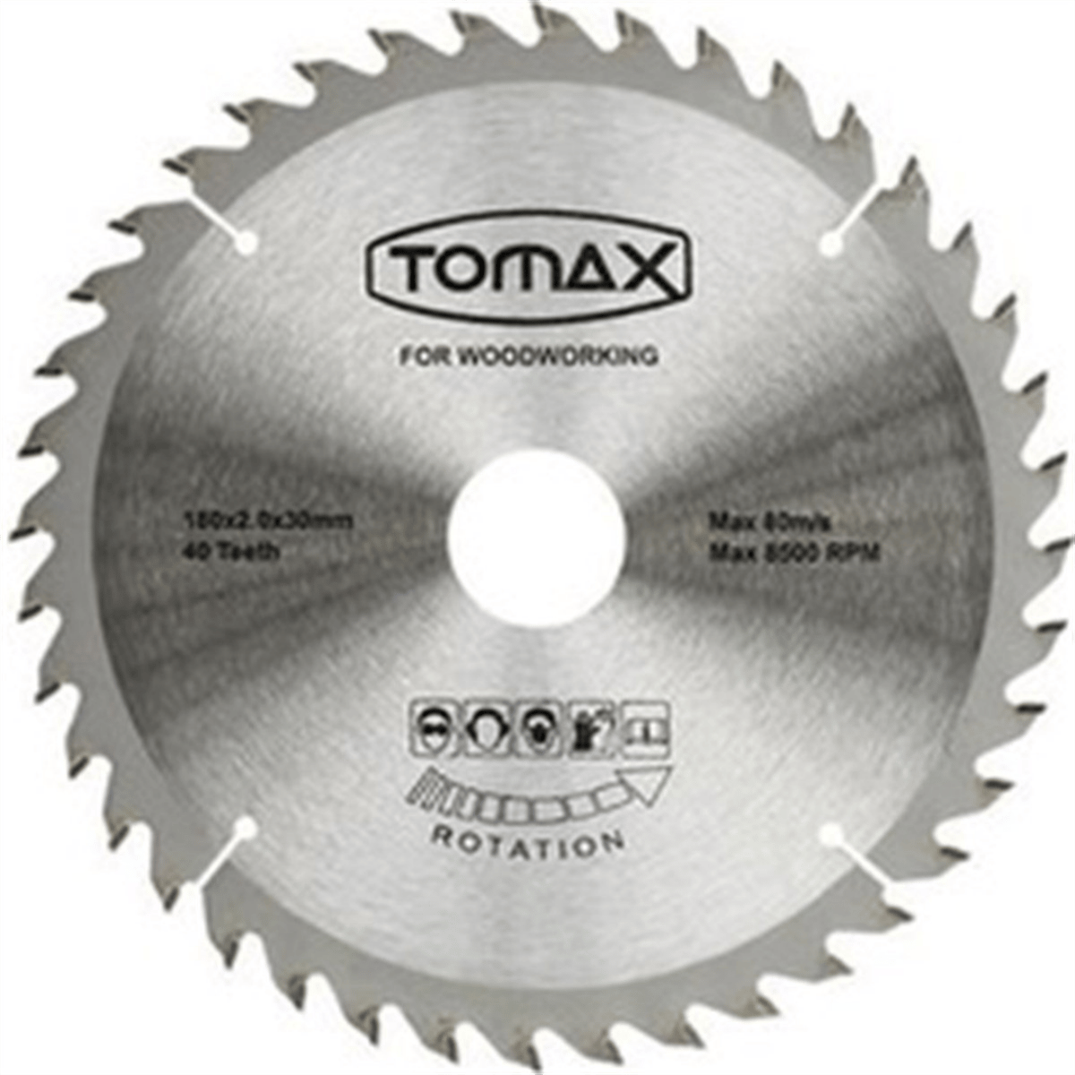 Tomax Sunta Kesme Testeresi (Elmaslı) 185x2,0 mm / 20-30 / 40 T