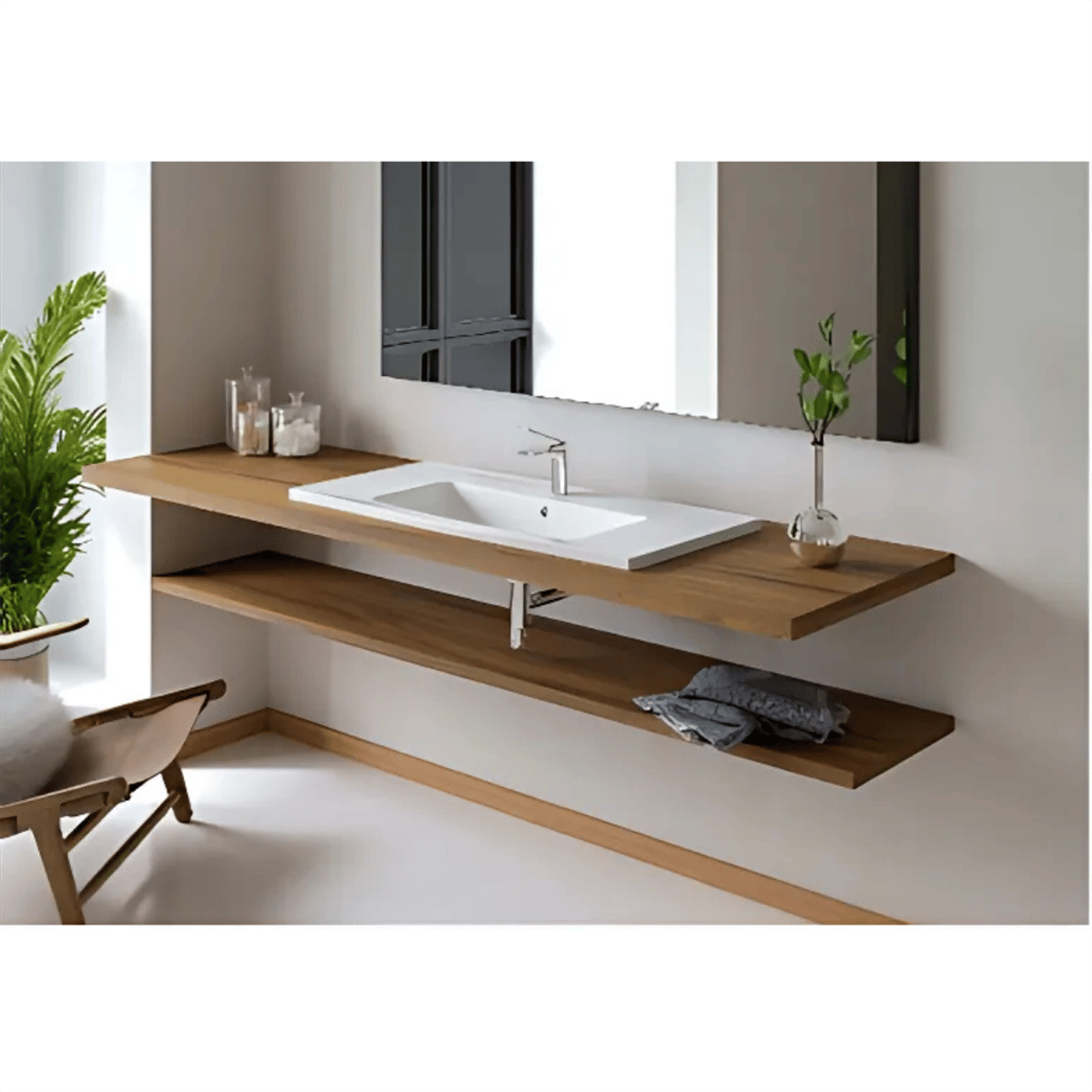 Turavit Bella 80 cm Etajerli Lavabo