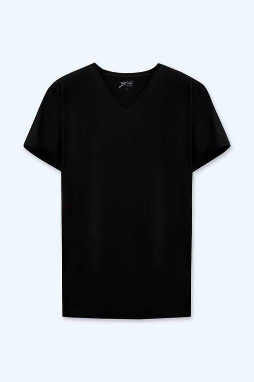 Erkek Modal V Yaka T-Shirt