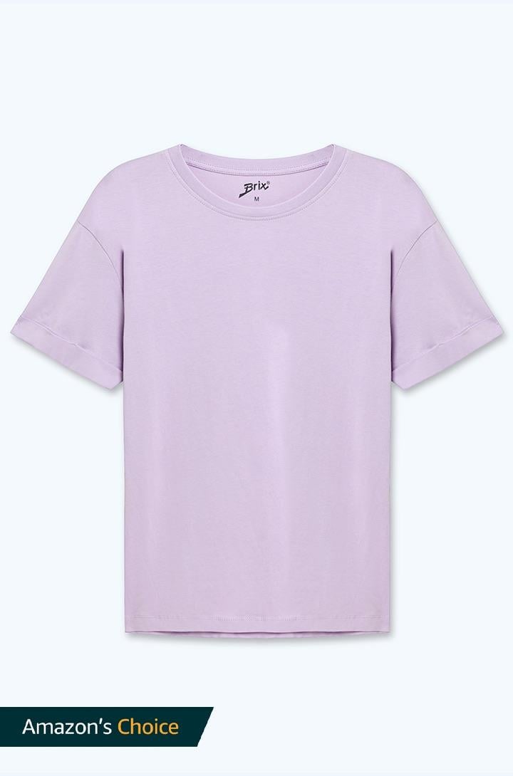 Kadın Kısa Kollu Rahat Kalıp T-Shirt