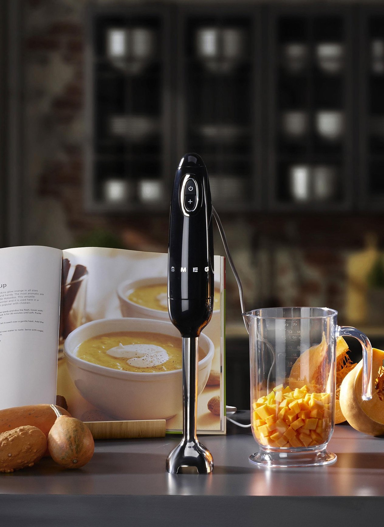 Gıda Hazırlama Smeg El Blender Seti Siyah