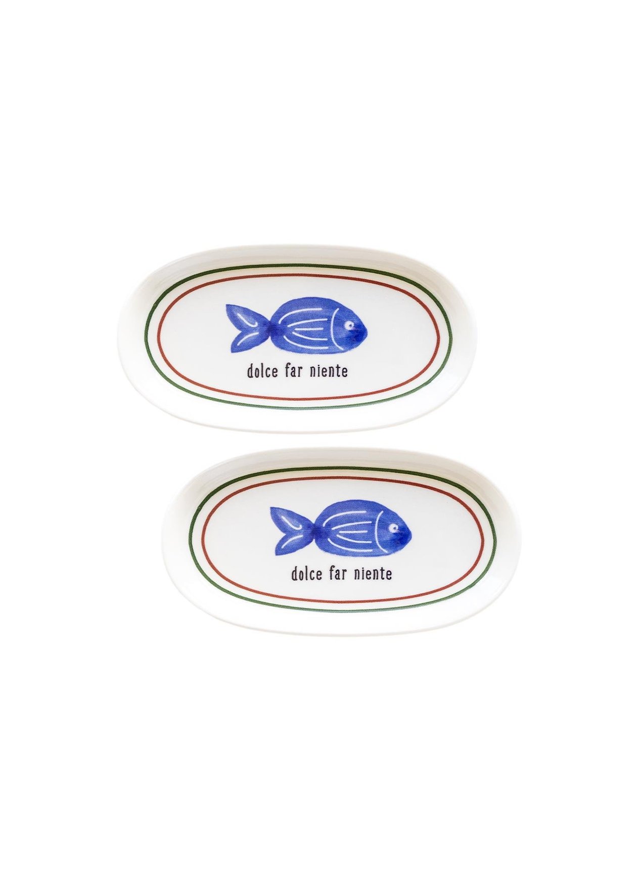 Servis Tabağı The Mia Fish Oval Servis 2li 21 cm