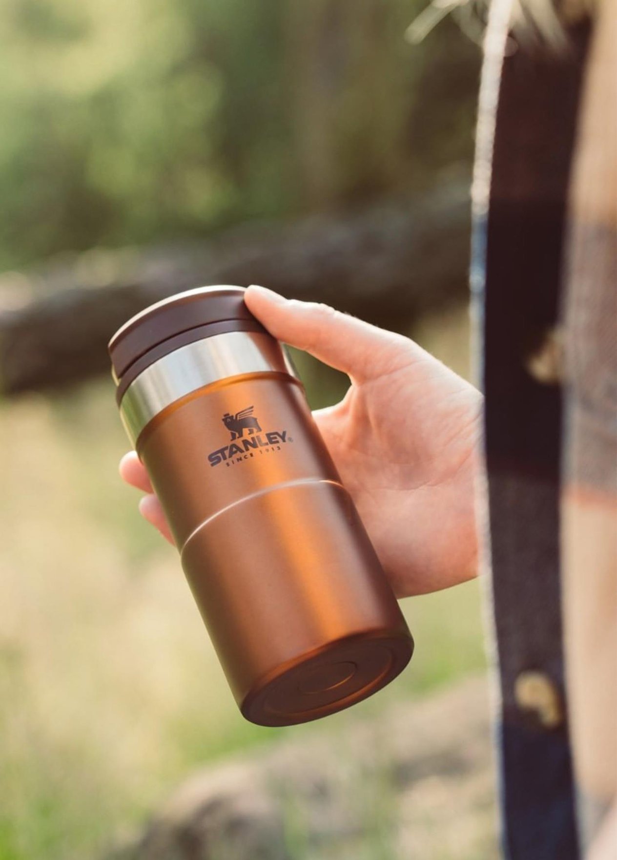 Termos & Mataralar Stanley Stanley Neverleak Travel Mug Kahverengi 0,35 Lt