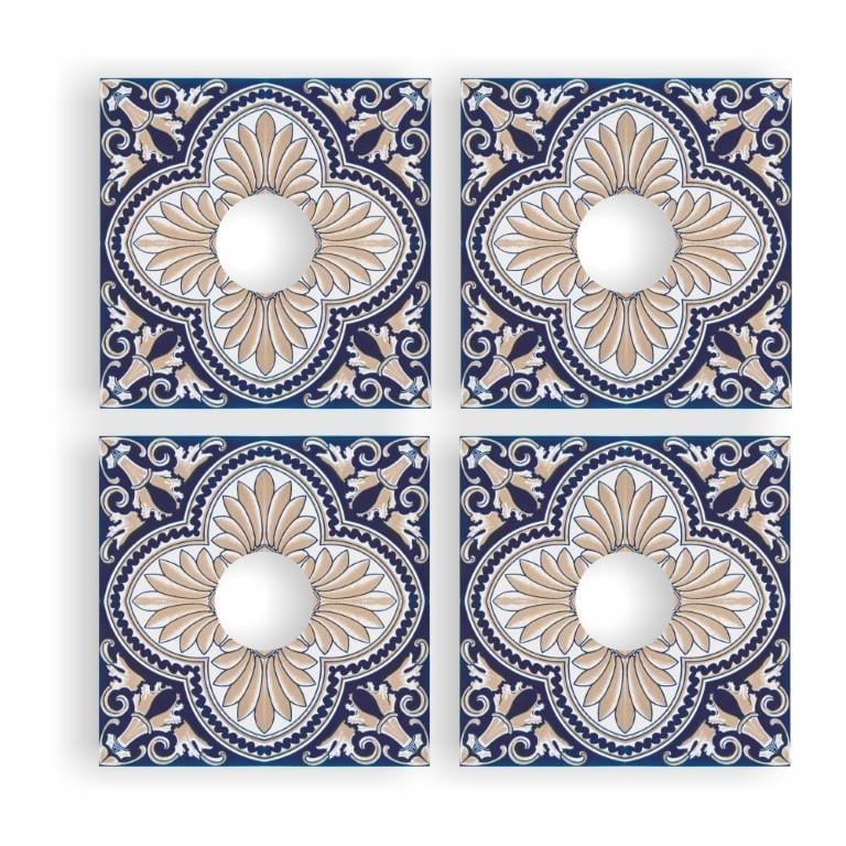 8x8 cm 4 Parça Peçete Halka Takımı