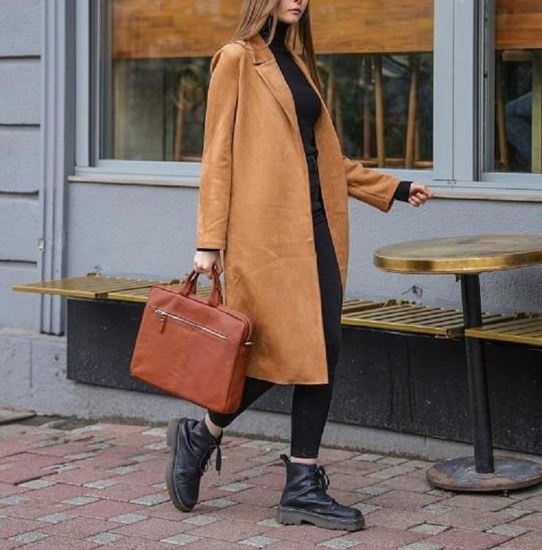 Bethany Hakiki Deri Astarlı Unisex Evrak ve Laptop Çantası