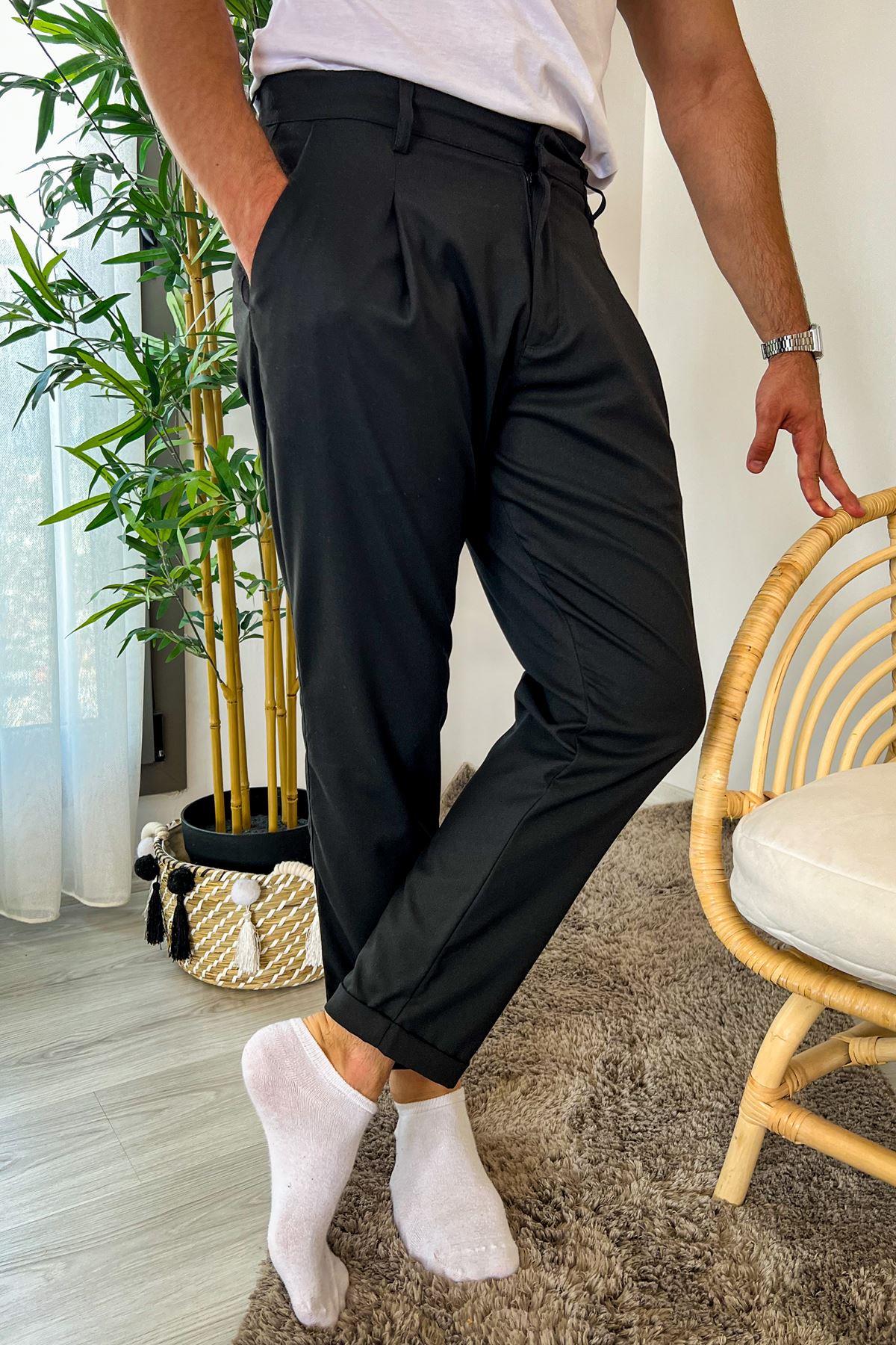 umitarafal Chekcich Jogger Pantolon SIYAH