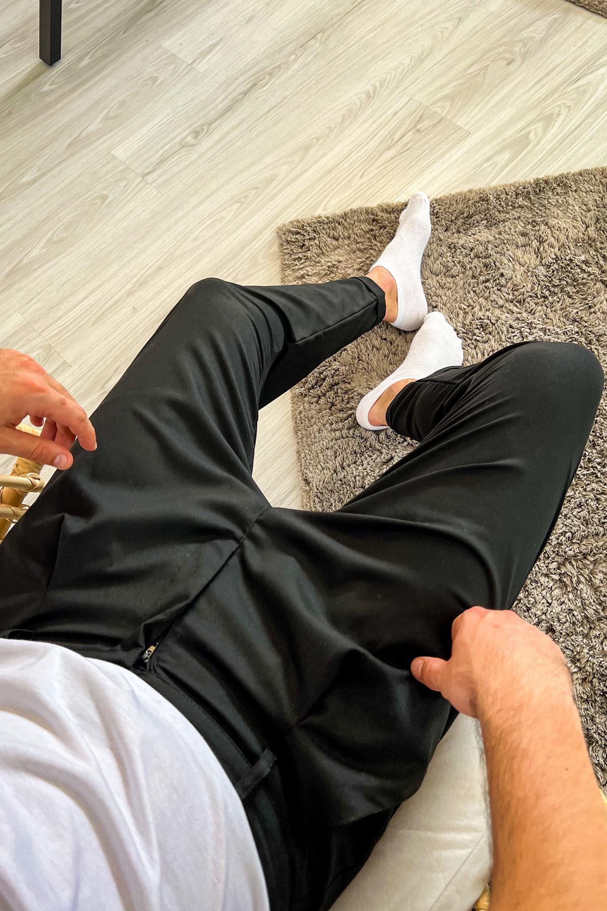 umitarafal Chekcich Jogger Pantolon SIYAH