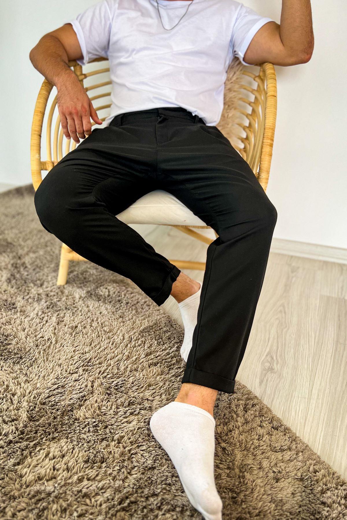 umitarafal Chekcich Jogger Pantolon SIYAH