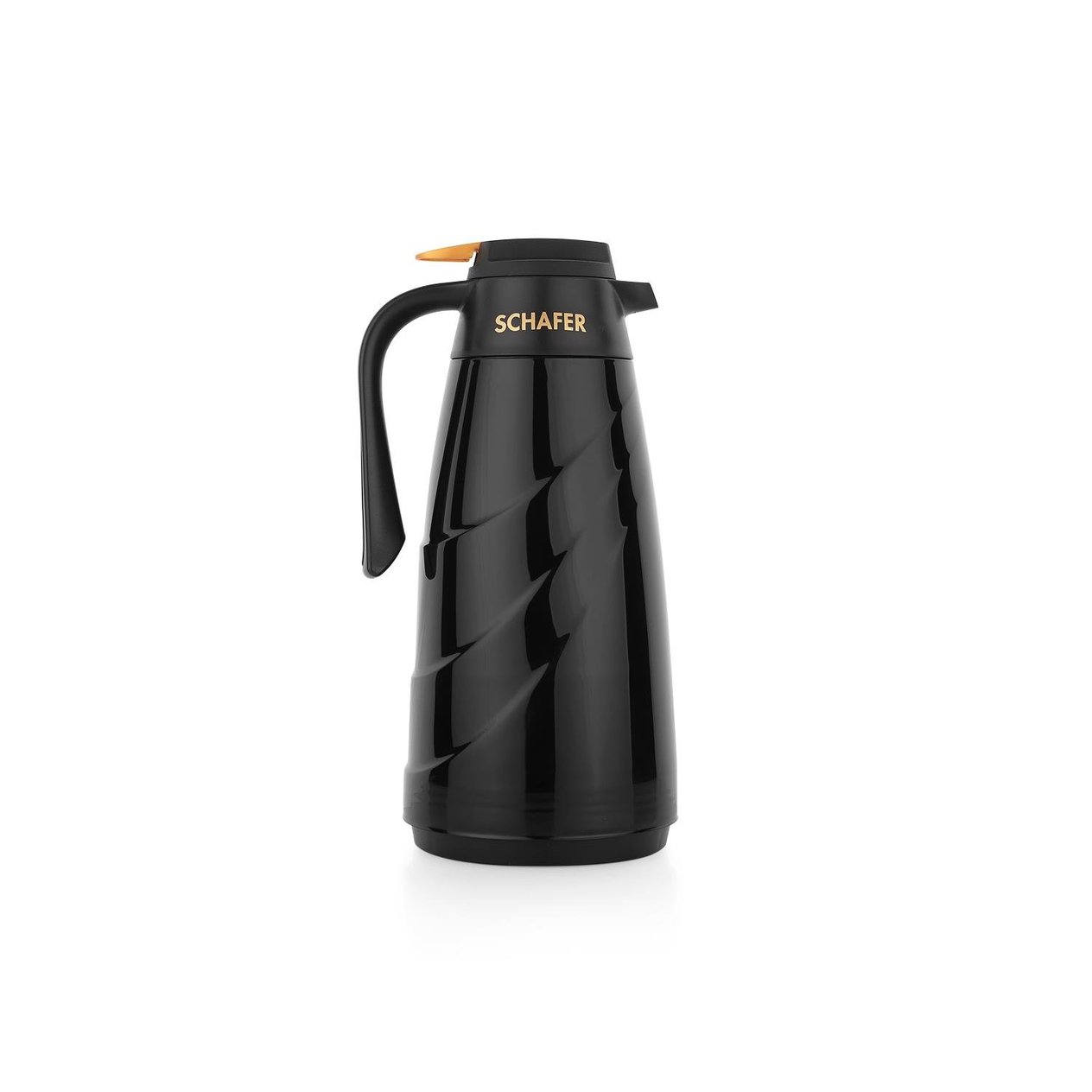 Schafer Kitchenhouse Mimoza Cam Termos 1,5 L-Siyah/Gold