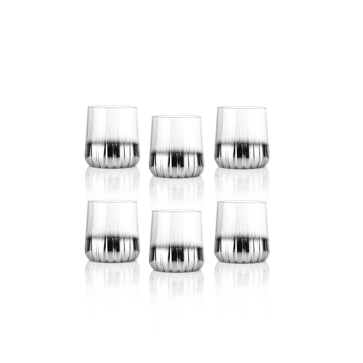 Schafer Supreme 6 lı Su Bardağı Seti-Platin