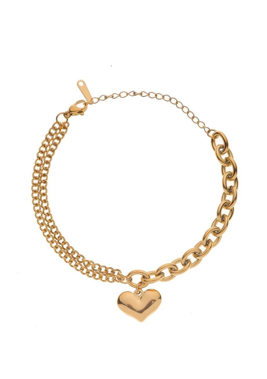 Chain Heart Bileklik