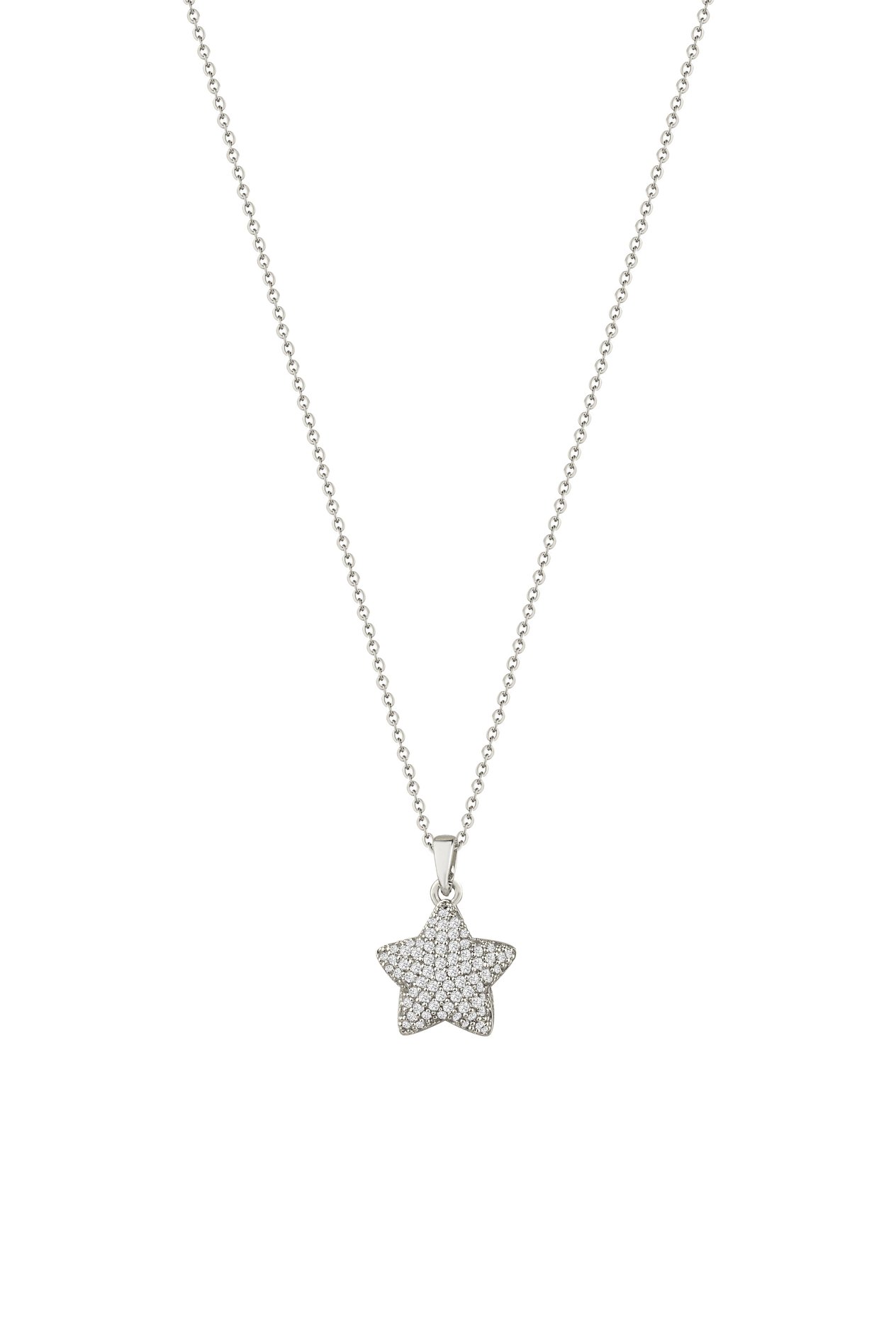 Silver Amorf Star Kolye 