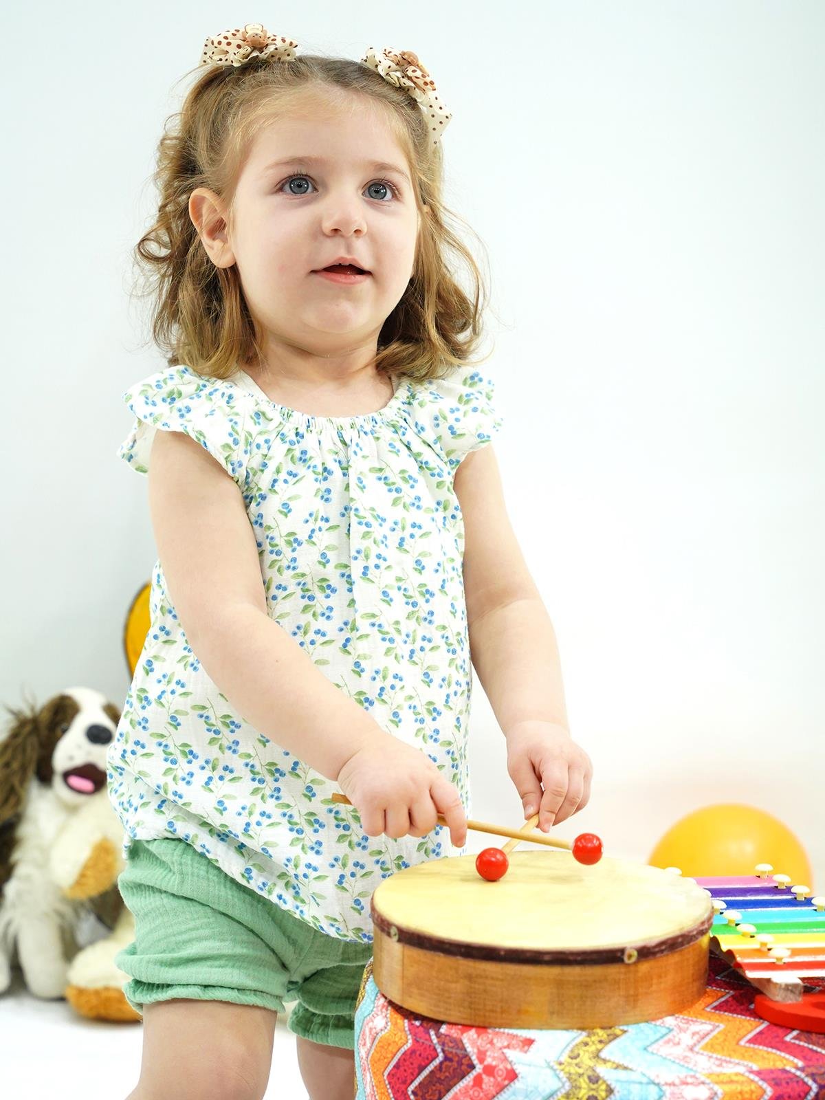 AD33992 MÜSLİN KIZ TAKIM 6-9/9-12/18-24/24-36 AY