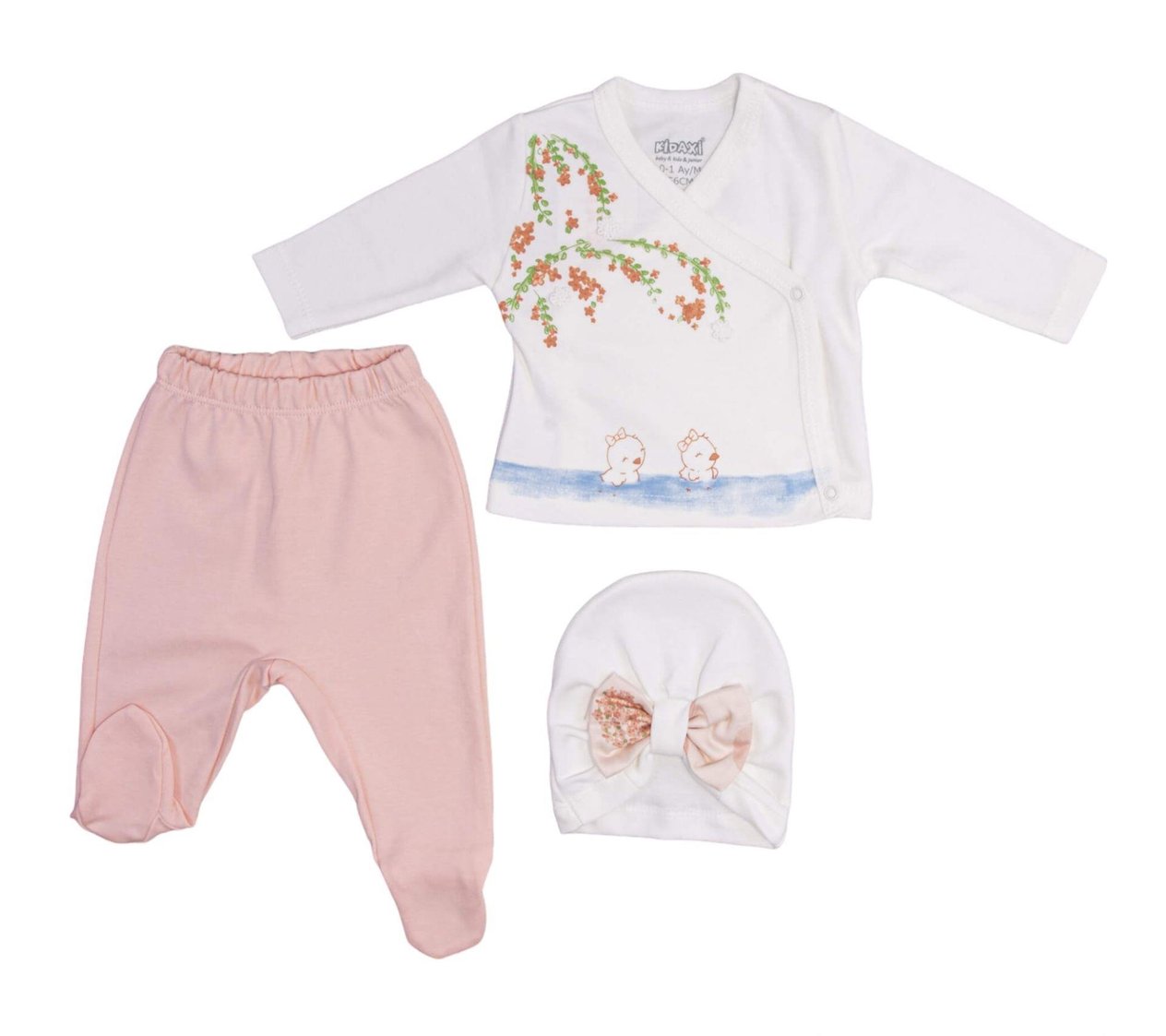 KD01022 Kız Bebek Takım 0-1/1-3 Ay
