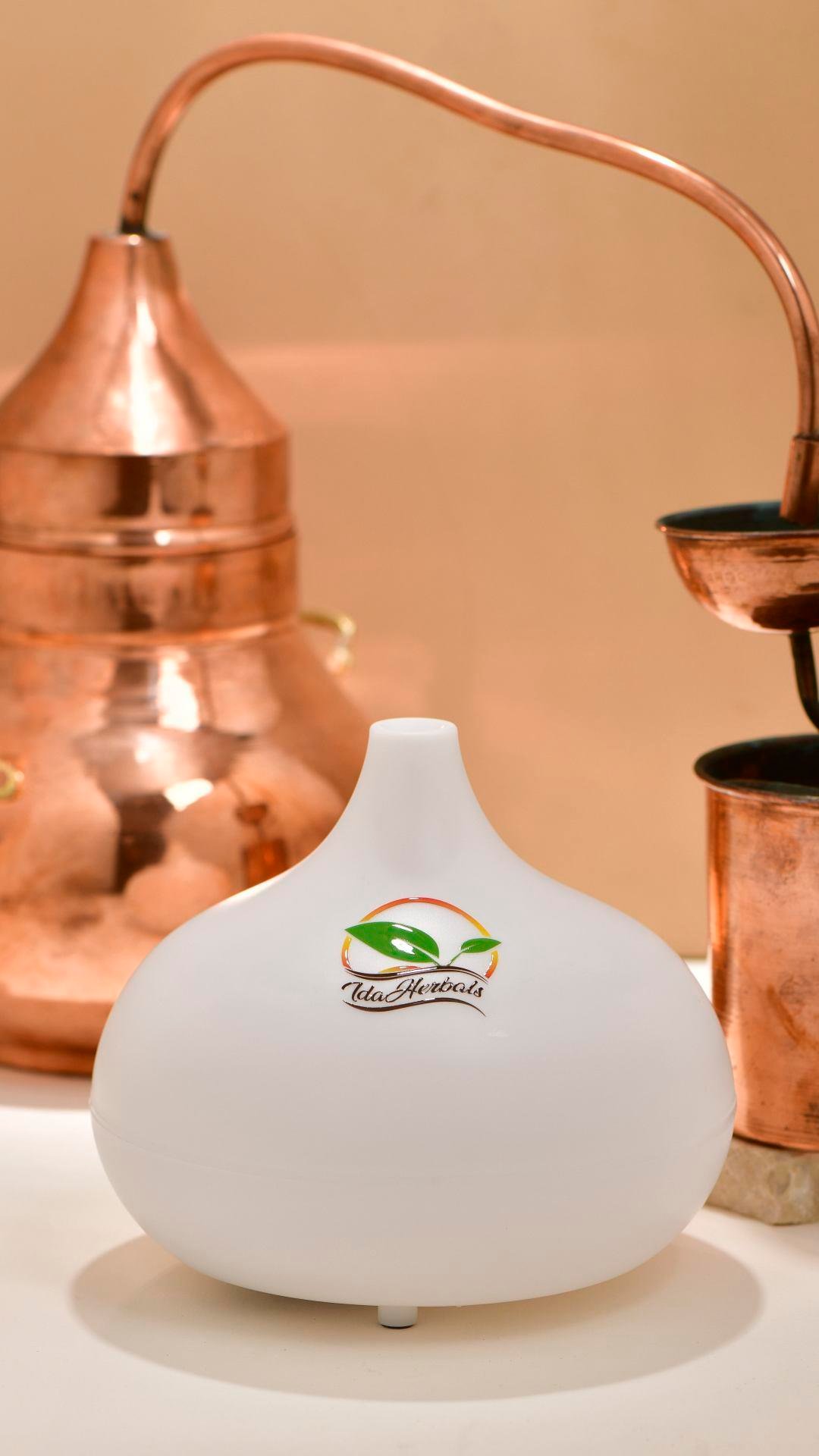 BEYAZ ELEKTİRİKLİ AROMATERAPİ DİFÜZÖRÜ 500 ML