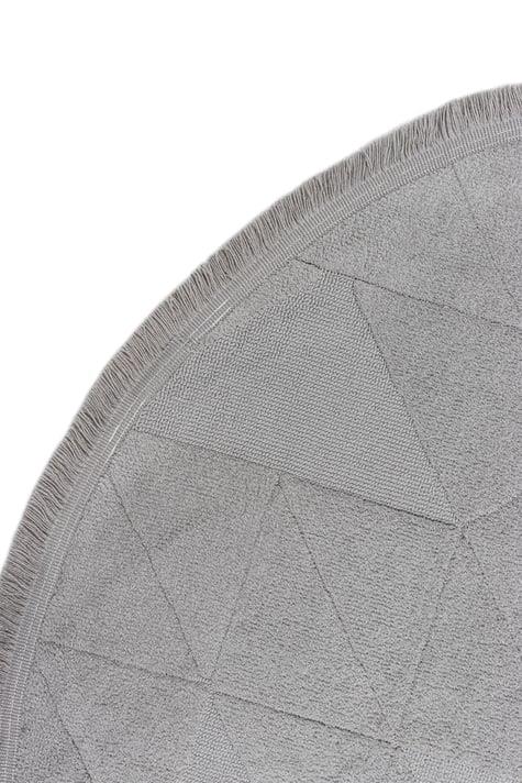 Havana HV04 Grey Yuvarlak Pelüş Dokulu Salon Makine Halısı