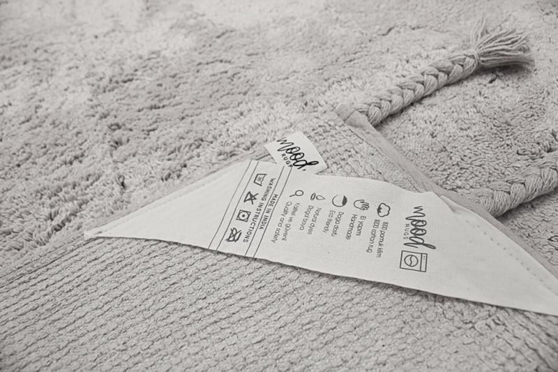 Mood Soft Halı %100 Pamuk Gri