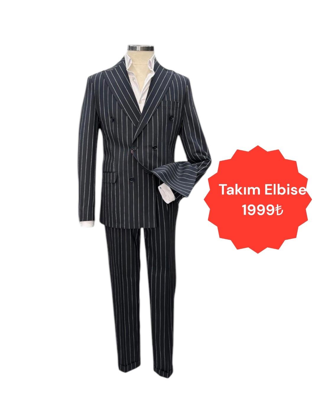 Çizgili Takım Elbise