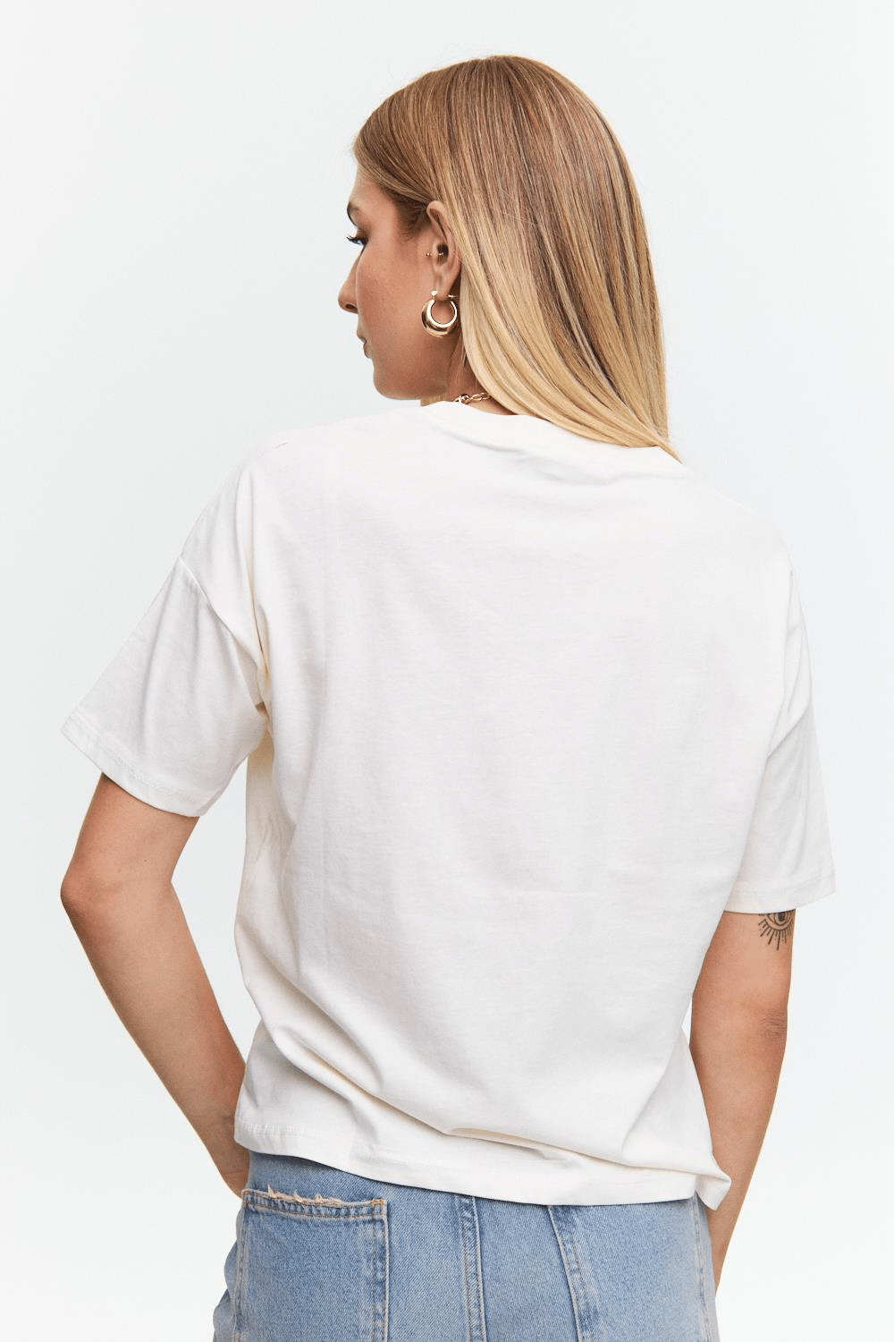 Bisiklet Yaka Basic T-Shirt