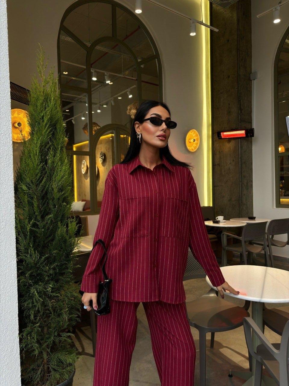Verona Stripe Palazzo Takım