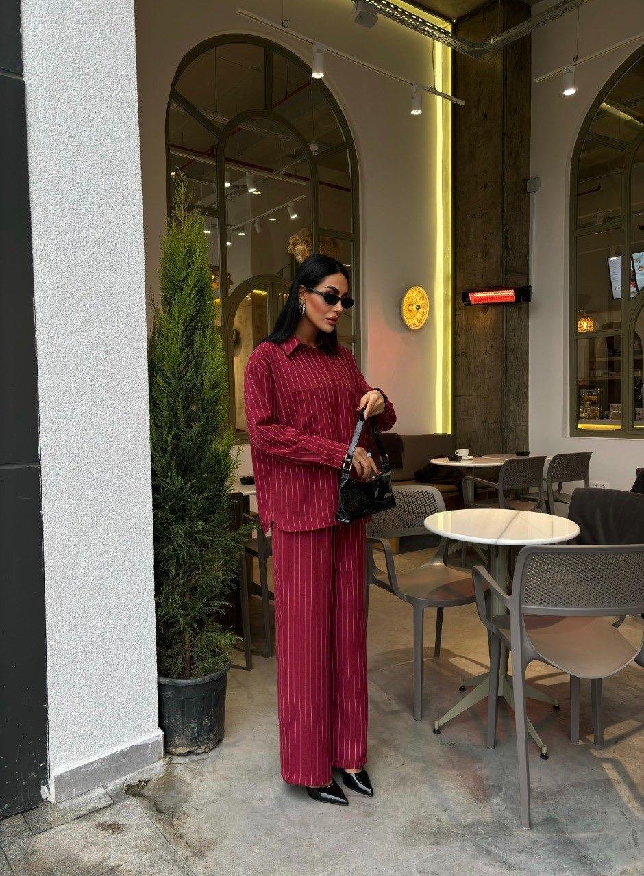 Verona Stripe Palazzo Takım