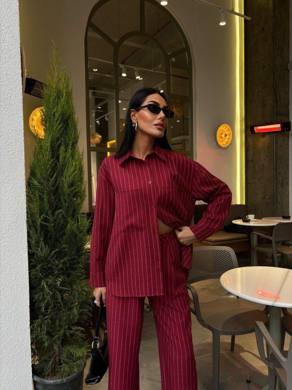 Verona Stripe Palazzo Takım