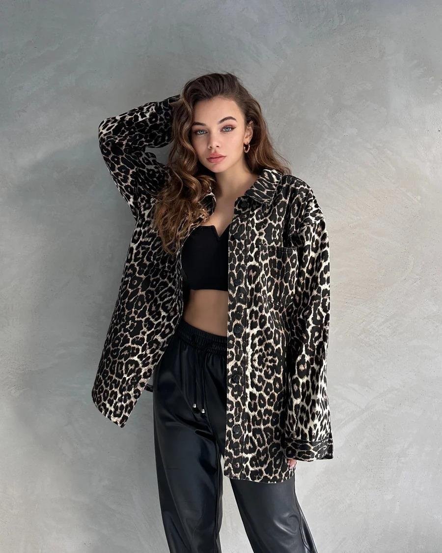 Wild Chic Oversize Denim Ceket