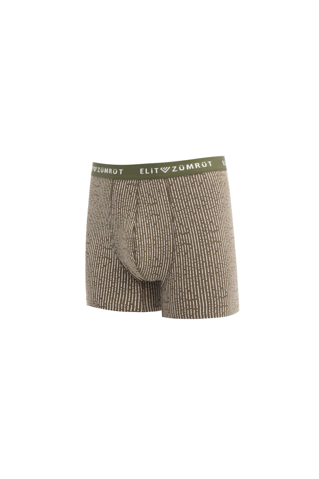 953'Lü Desenli Boxer&Yazılı LastikliELİT ZÜMRÜTErkek Pamuklu Likralı Desenli Boxer Yazılı Lastikli 3'Lü Paket