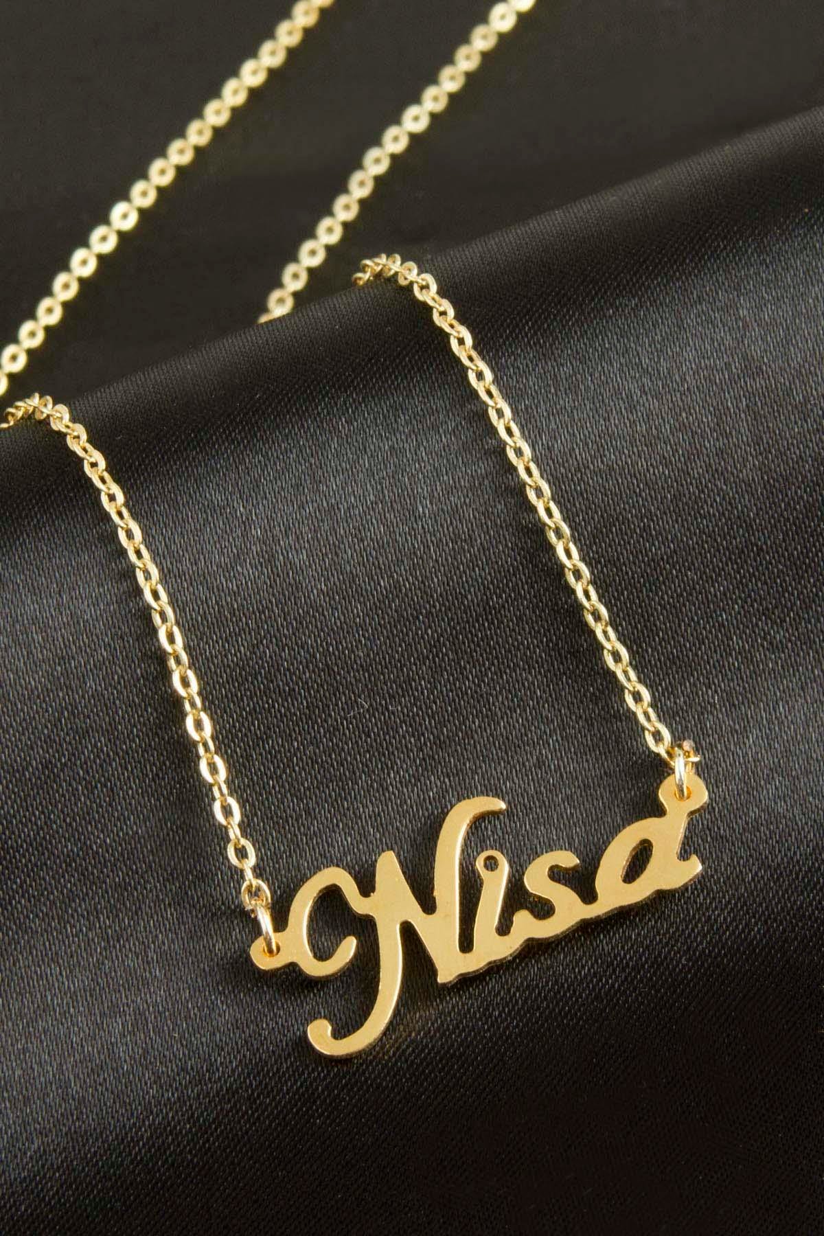 Nisa İsimli Kolye (Kişiye Özel)