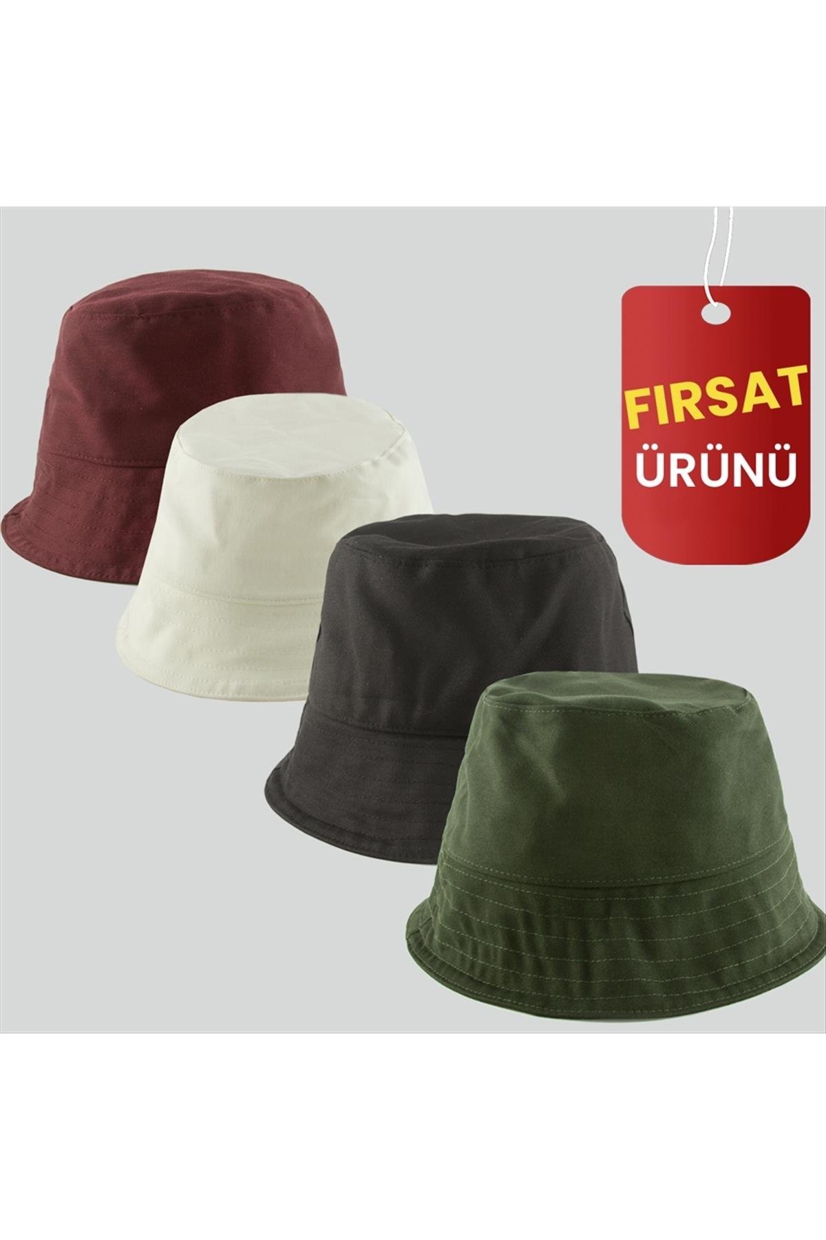Bucket Pamuklu Kova Balıkçı Şapka