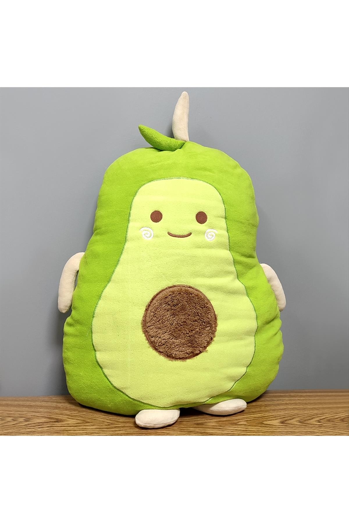 Büyük Boy Avokado Peluş Yastık 67*87 cm
